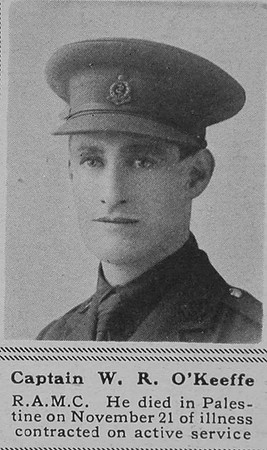 O'Keefe W R Captain Royal Army Medical Corps The Sphere 25th Jan 1919