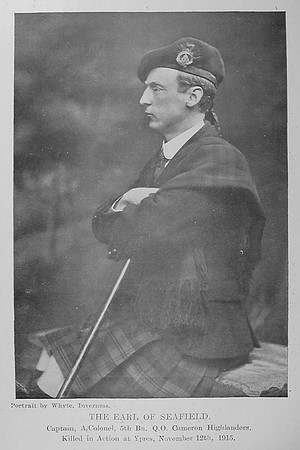 Ogilvie-Grant J Captain Earl of Seafield 5th Cameron Highlanders The Sword Of The North Highland Memories Of The Great War - Dugald MacEchern
