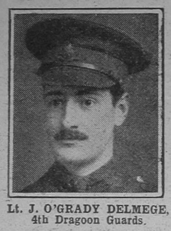 O'Grady-Delmege J Lt 4th Dragoon Guards The War Illustrated 17th July 1915