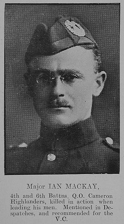 MacKay I Major 6th Cameron Highlanders The Sword Of The North Highland Memories Of The Great War - Dugald MacEchern