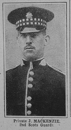 Mackenzie J Pte VC 2nd Scots Guards The War Illustrated 20th Feb 1915