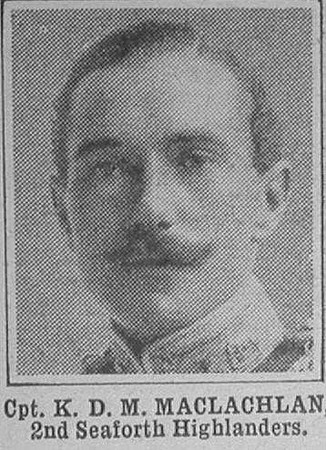 Maclachlan K D M Captain 2nd Seaforth Highlanders The War Illustrated 5th Jun 1915