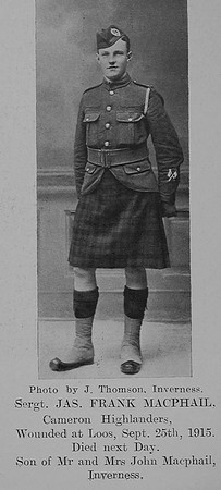 MacPhail J F Sergt Cameron Highlanders The Sword Of The North Highland Memories Of The Great War - Dugald MacEchern