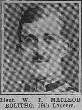 MacLeod-Bolitho W T Lt 19th Lancers The War Illustrated 3rd July 1915