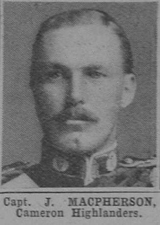 Macpherson J Captain Cameron Highlanders The War Illustrated 17th Apr 1915
