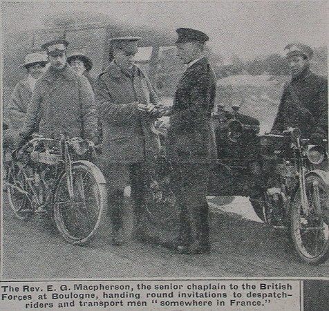 MacPherson E G Rev Army Chaplain The War Illustrated 24th Apr 1915