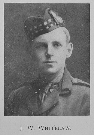 Whitelaw J W 2nd Lt Royal Scots Fusiliers