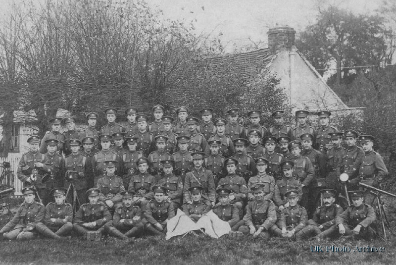 Soldiers In The 13th London Regiment (Kensingtons)