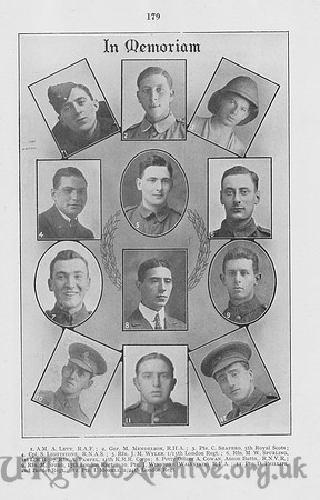 British Jewry Book Of Honour Page 179