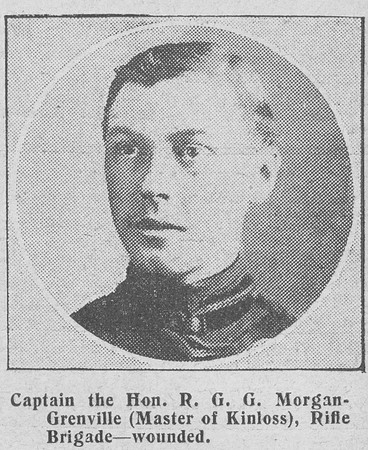 Morgan-Grenville R G G Captain The Hon Rifle Brigade The Graphic 15th Sep 1914