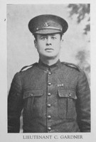 Gardiner C Lt Newfoundland Regiment