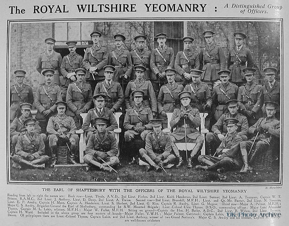 Royal Wiltshire Yeomanry Officers The Sphere