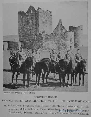 Scottish Horse Troopers The Sword Of The North Highland Memories Of The Great War-Dugald MacEchern
