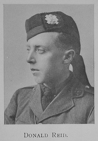 Reid D 2nd Lt 4th Highland Light Infantry
