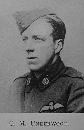 Underwood G M 2nd Lt Royal Flying Corps