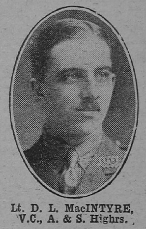 MacIntyre D L Lt VC Argyll and Sutherland Highlanders Attd 6th Highland Light Infantry The War Illustrated 14th Dec 1918