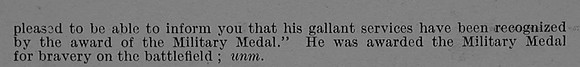 Boxall F G Staff Sergt MM 30539 Royal Army Medical Corps Obit Part 2