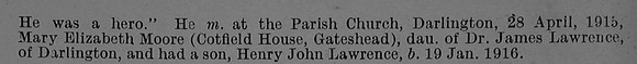 Bulkeley L A H Captain Royal Army Medical Corps Obit Part 2