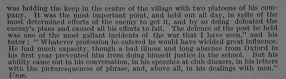 Cooke D Captain 3rd Attd 1st Black Watch Obit Part 2