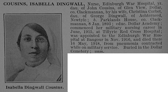 Cousins I D Nurse Obit