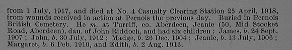 Cran J A Gnr 152557 Royal Garrison Artillery Obit Part 2
