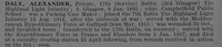 Daly A Pte 41591 17th Highland Light Infantry Obit