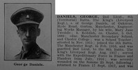 Daniels G 2nd Lt 8th Kings Liverpool Regiment Obit Part 1