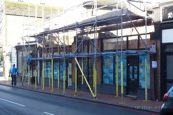 Building Over The Old Pinks Gym Carshalton High Street