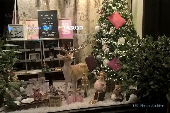 Christmas Display Window Ambience Home Carshalton Beeches