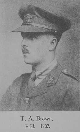Brown T A Captain MC 1st East Kent Regiment