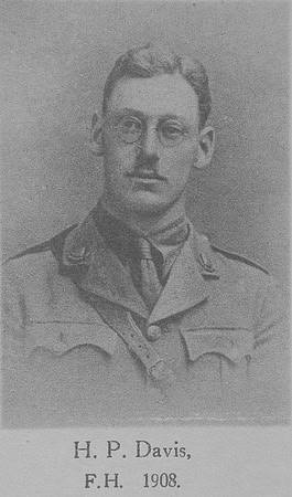 Davis H P 2nd Lt 13th Essex Regiment