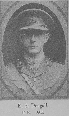 Dougall E S Major VC MC Royal Field Artillery