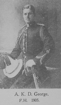 George A K D Lt 1st Dorset Regiment