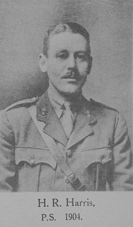 Harris H R Lt Royal Field Artillery