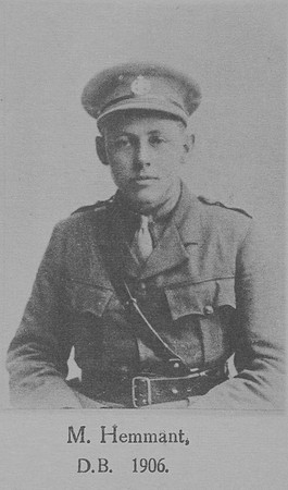 Hemmant M Lt 10th Rifle Brigade