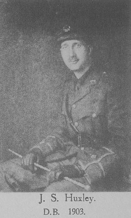 Huxley J S 2nd Lt Machine Gun Corps