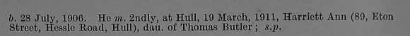 Ellarby C E 2nd Hand Mate HMT Earl Lennox Royal Naval Reserve Obit Part 2