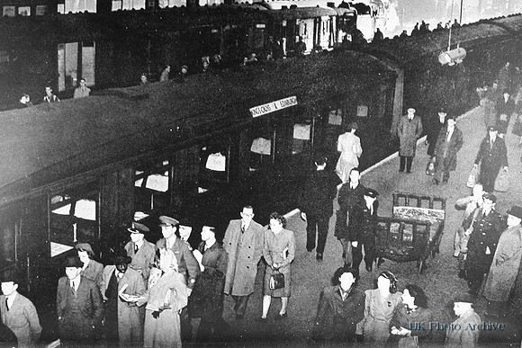 Platform 10 Kings Cross Station London 1940s