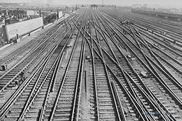 The Main Line At Clapham Junction 1940s