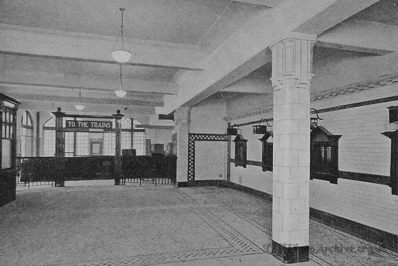 Kilburn Park Booking Hall Prior To Opening