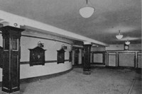 The Booking Hall At Warwick Avenue Station Prior To Opening