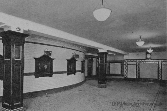 The Booking Hall At Warwick Avenue Station Prior To Opening