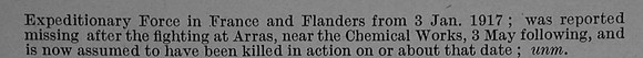 Gardiner G A V Pte 23750 5th Cameron Highlanders Obit Part 2