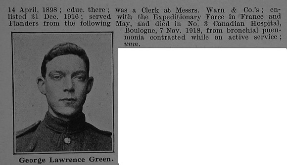 Green G L Gnr 121777 Royal Field Artillery Obit Part 2