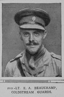 Beauchamp E A 2nd Lt Coldstream Guards The Illustrated London News 13th Feb 1915
