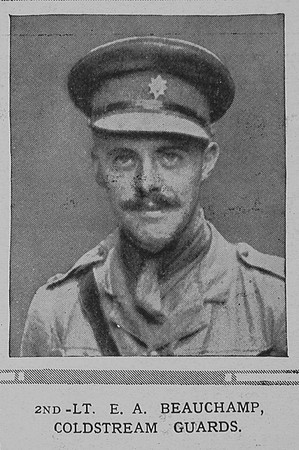 Beauchamp E A 2nd Lt Coldstream Guards The Illustrated London News 13th Feb 1915