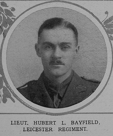 Bayfield H L Lt 2nd Leicesterhire Regiment