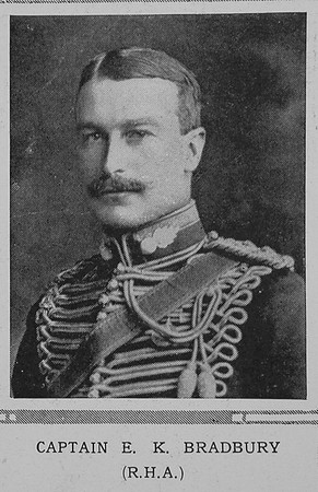 Bradbury E K Captain Royal Horse Artillery The Illustrated London News 5th Sep 1914