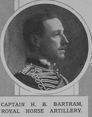 Bartram H B Captain Royal Horse Artillery The Illustrated London News 24th Oct 1914