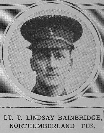 Bainbridge T L Lt Northumberland Fusiliers The Illustrated London News 29th May 1915